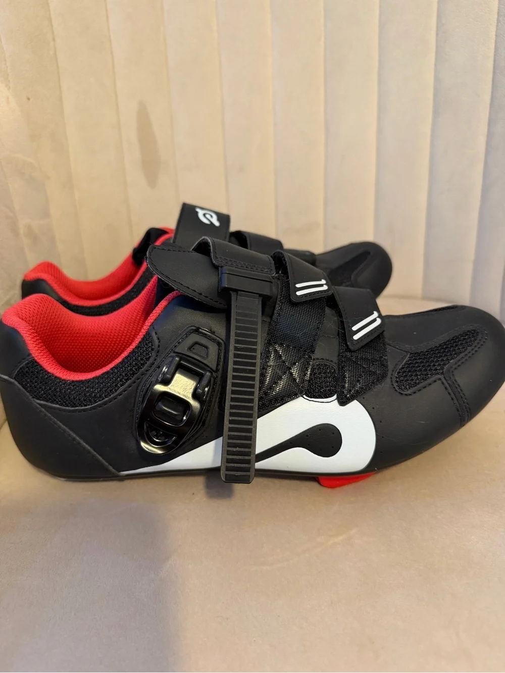 Peloton Cycling Shoes Black - Size EU 41 (US Women's 10 / Men's 8) with Cleats